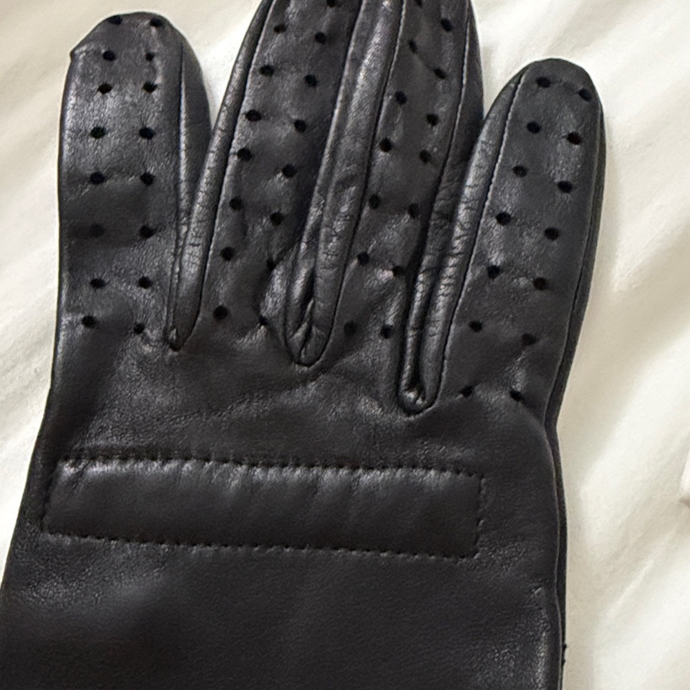 Rag & Bone Black Leather Gloves - Picture 4 of 4
